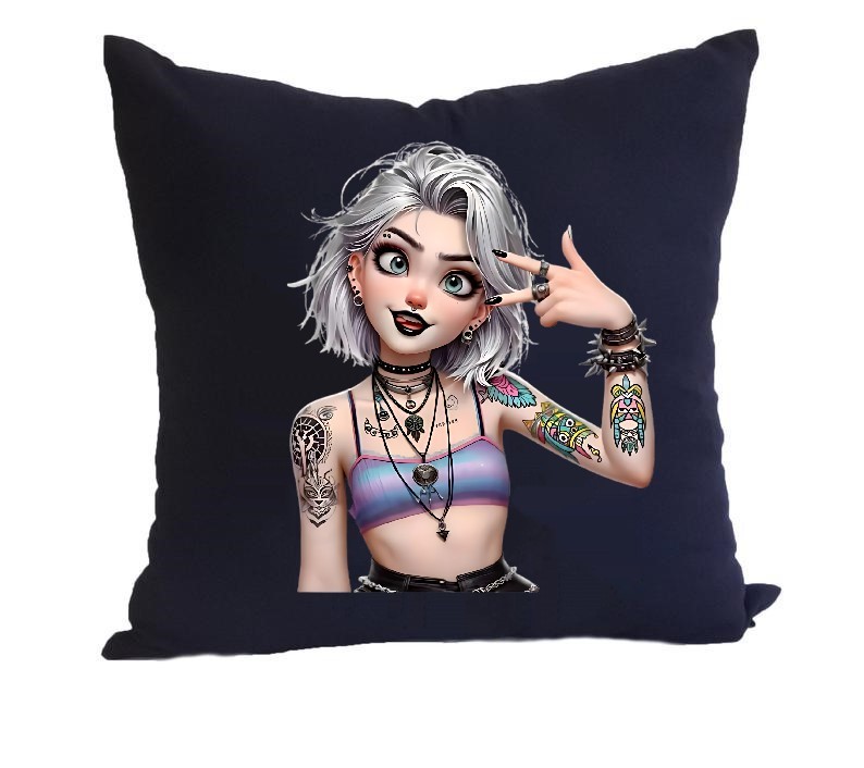 femme tatouages transfert thermocollant impression dtf flex trextile coussin orailler objet accessoire déco