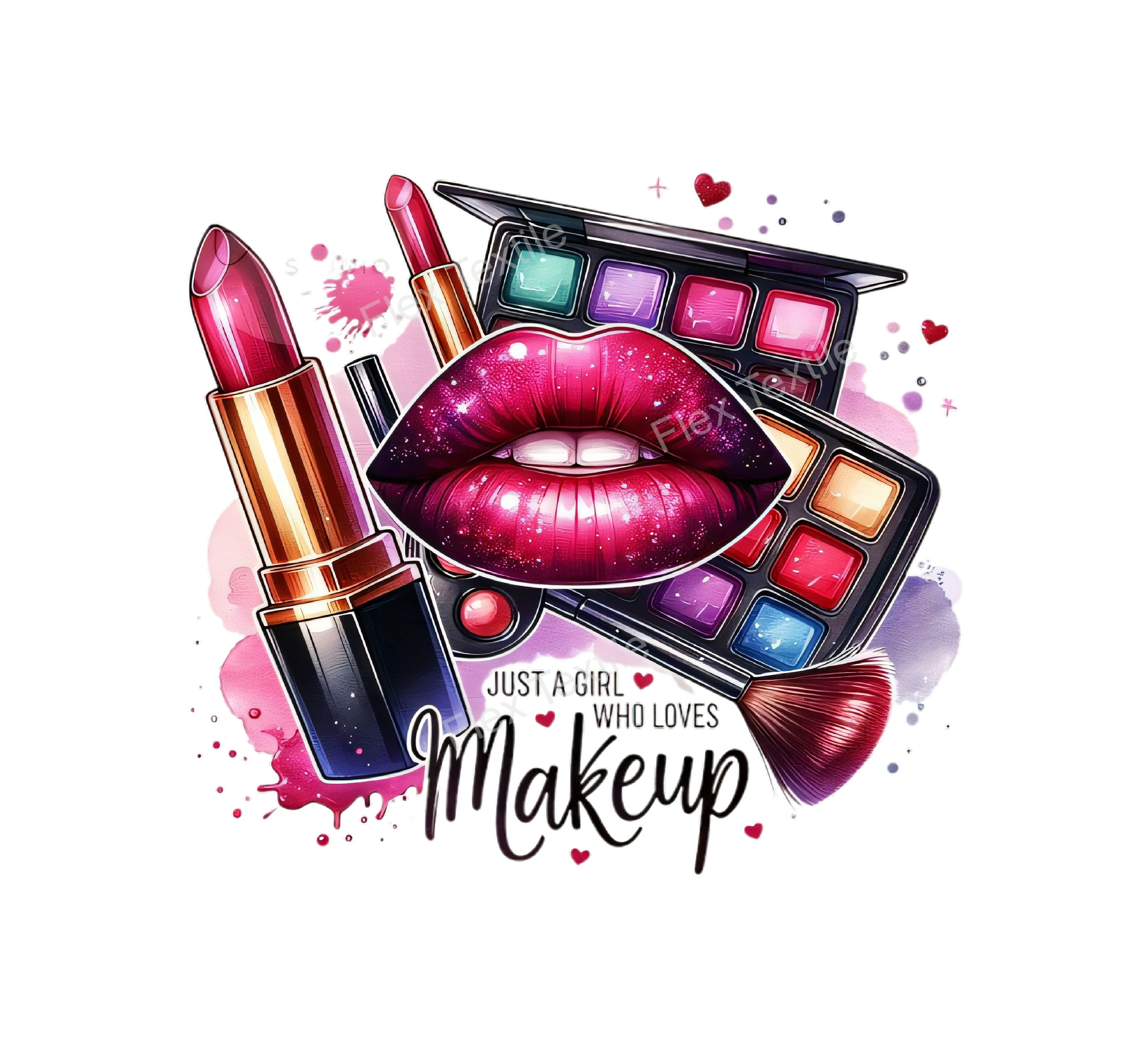 Just Love Makeup transfert thermocollant impression dtf flex textile