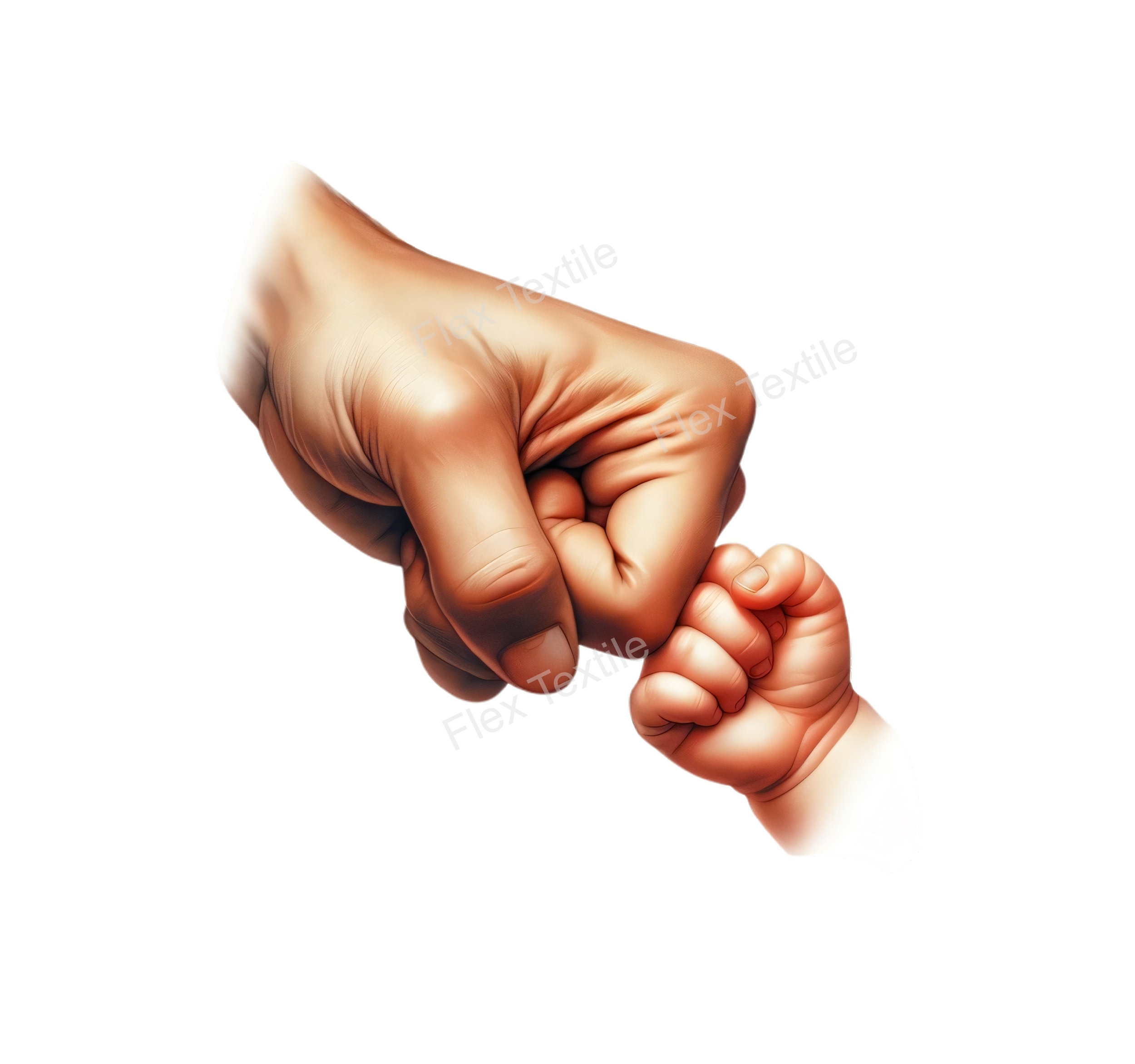 Fist Bump transfert thermocollant flex textile