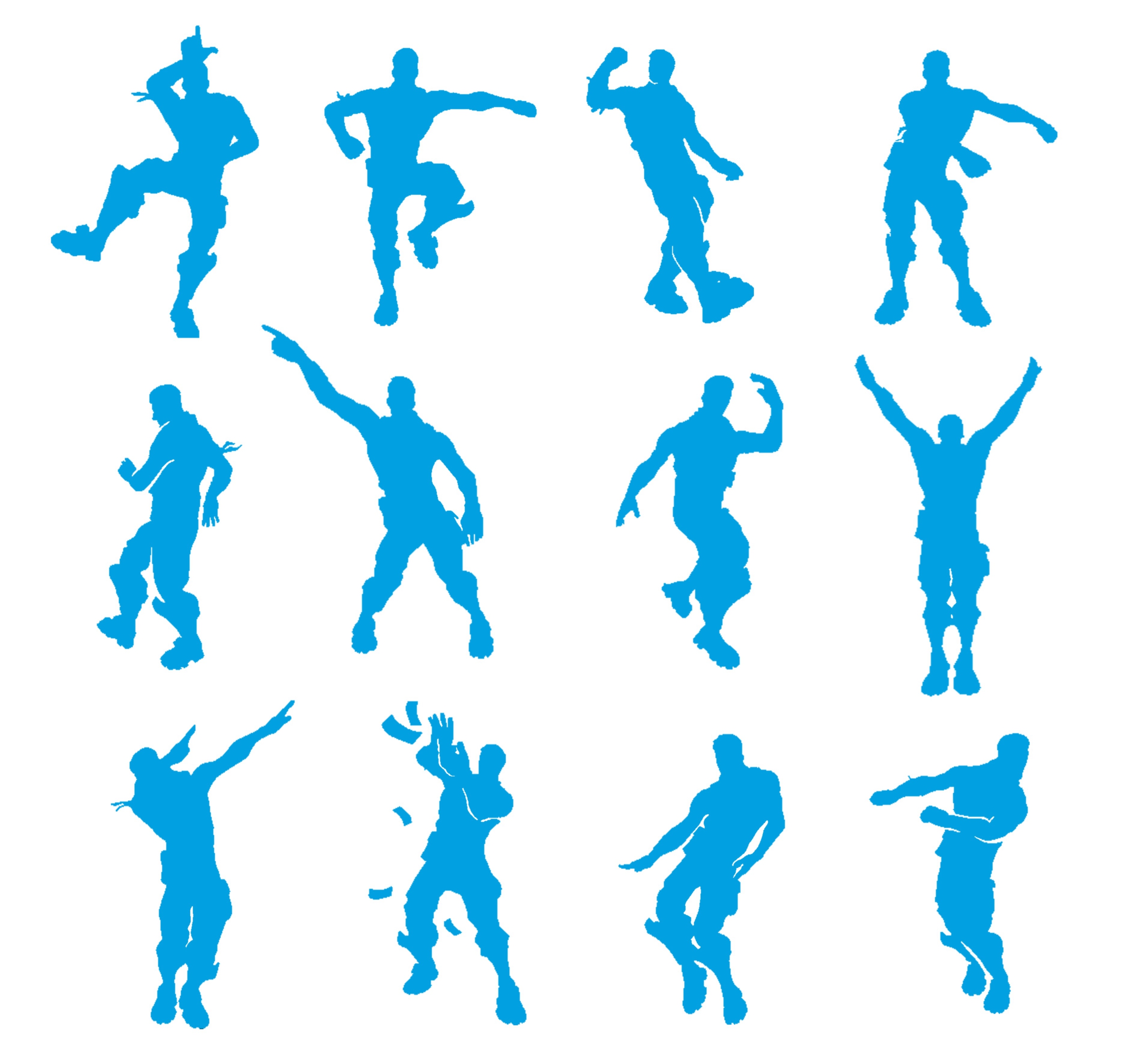 Danse Fortnite Motif Thermocollant - AUTRES THEMES/JEUX - FILMS - Flex ...