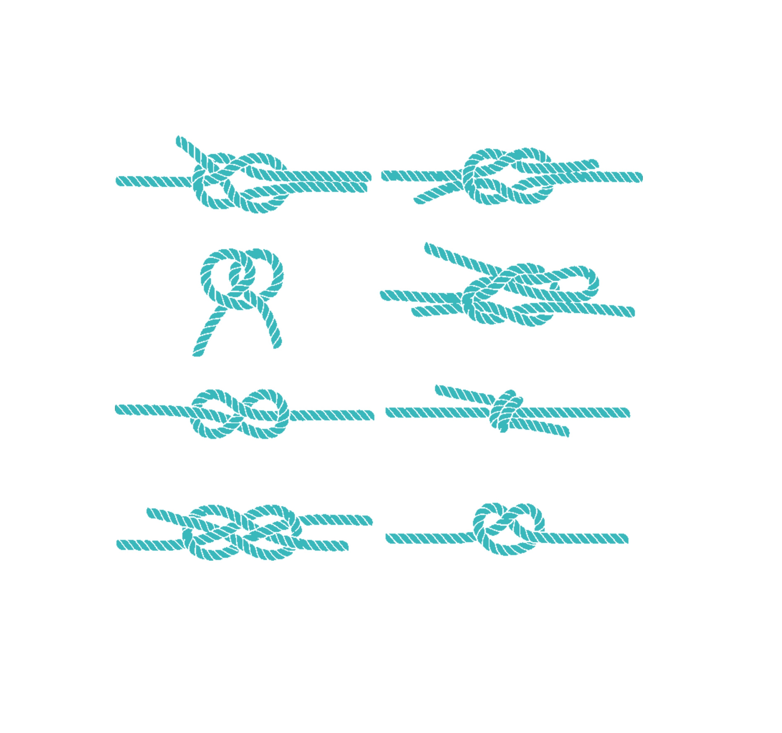 Noeuds Marins Motif Thermocollant Autres Themes Mer Pirates Flex Textile