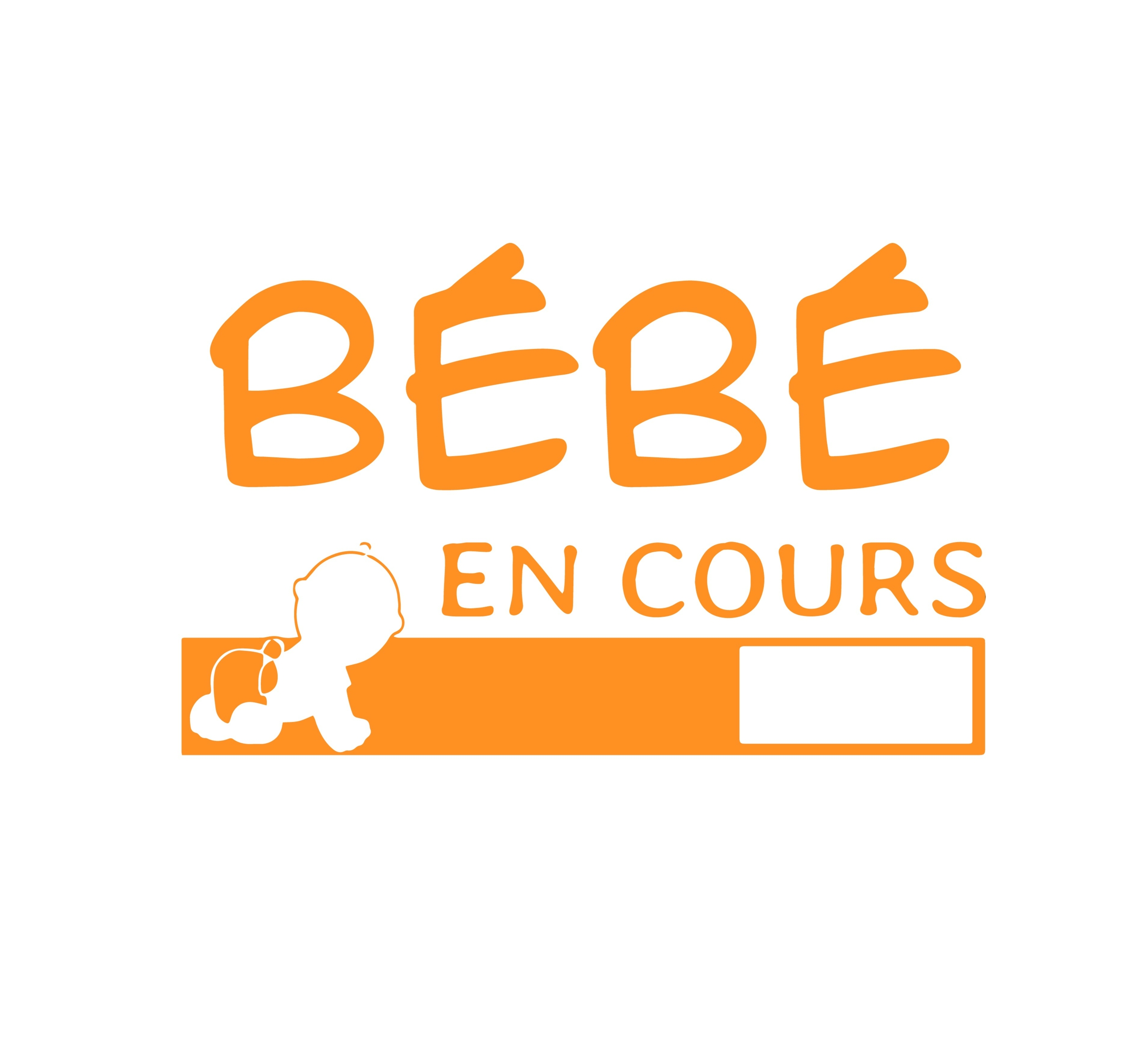 Bebe En Cours Motif Thermocollant Evenements Naissance Flex Textile