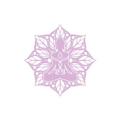 mandala zen motif thermocollant