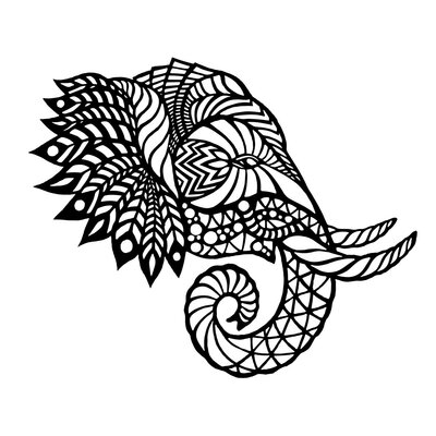 tete elephant collection mandala