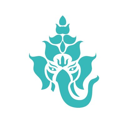 tete elephant zen motif thermocollant