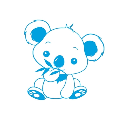 koala motif thermocollant