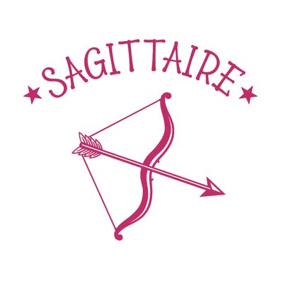 astro sagittaire motif thermocollant