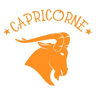 astro capricorne motif thermocollant