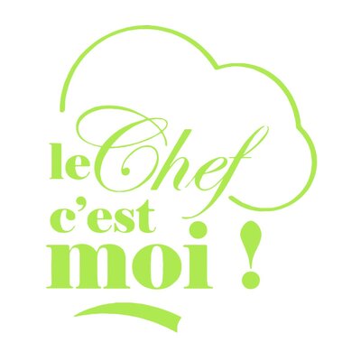 le chef c'est moi motif thermocollant