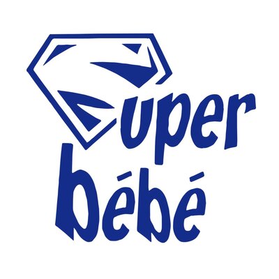 super bébé motif thermocollant