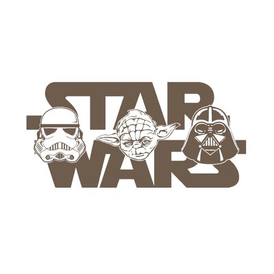 star wars motif thermocollant