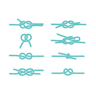 noeuds marins motif thermocollant