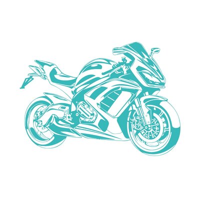 moto motif thermocollant