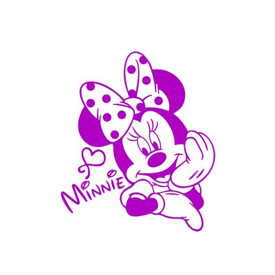 minnie motif thermocollant