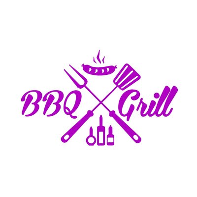barbecue motif thermocollant