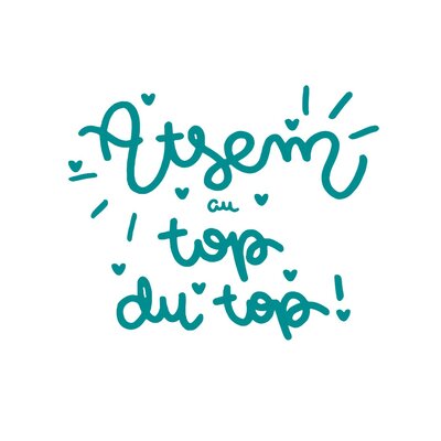 atsem au top motif thermocollant