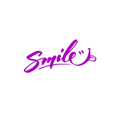 smile motif thermocollant