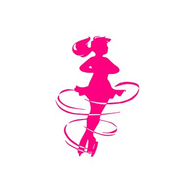 Patineuse motif thermocollant