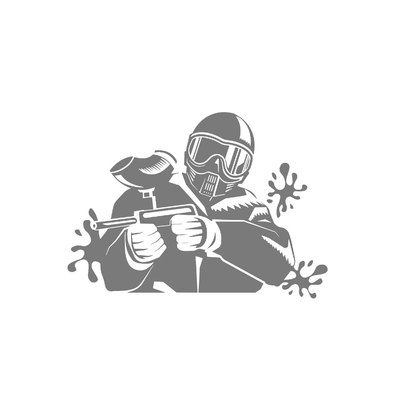 paintball motif thermocollant