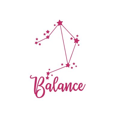 balance zodiaque motif themrocollant