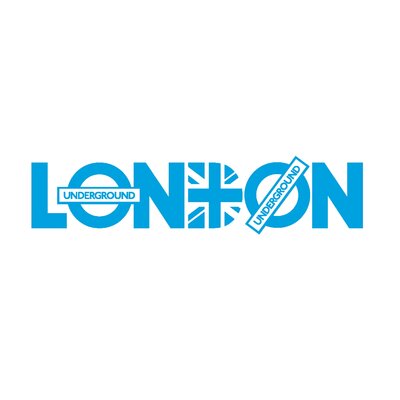 london underground motif thermocollant