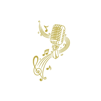 Micro Musique Motif Thermocollant