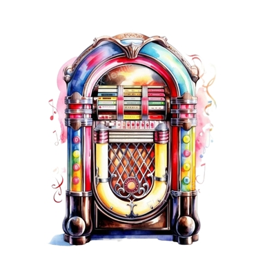 Jukebox impression dtf flex textile