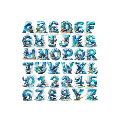 alphabet stitch mer transfert thermocollant