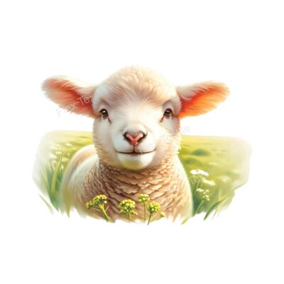 petit mouton transfert thermocollant impression dtf flex textile
