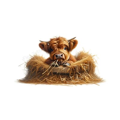 vache foin transfert thermocollant impression dtf flex textile