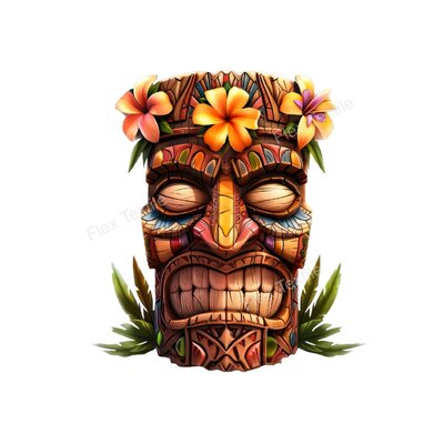 tiki bois transfert thermocollant impression dtf flex textile