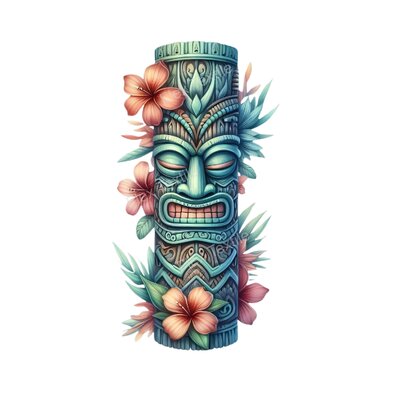 grand tiki transfert thermocollant impression dtf flex textile