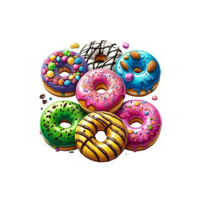 donuts transfert thermocollant impression dtf flex textile