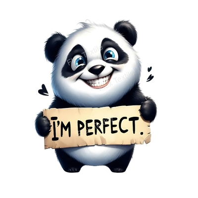 panda perfect transfert thermocollant impression dtf flex textile