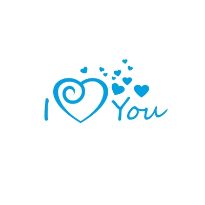 086VBE I LOVE YOU Petits Coeurs
