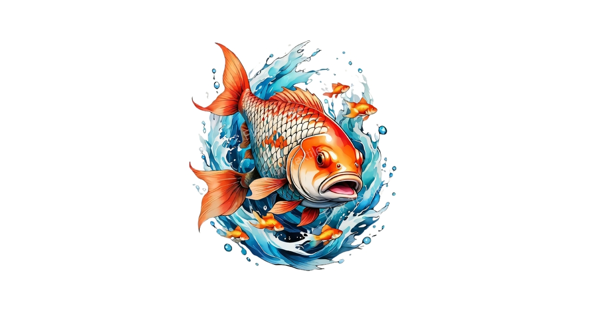 Décoration Murale Poisson Carpe En Métal – Autocollant/tenture Sans Métal – MMV