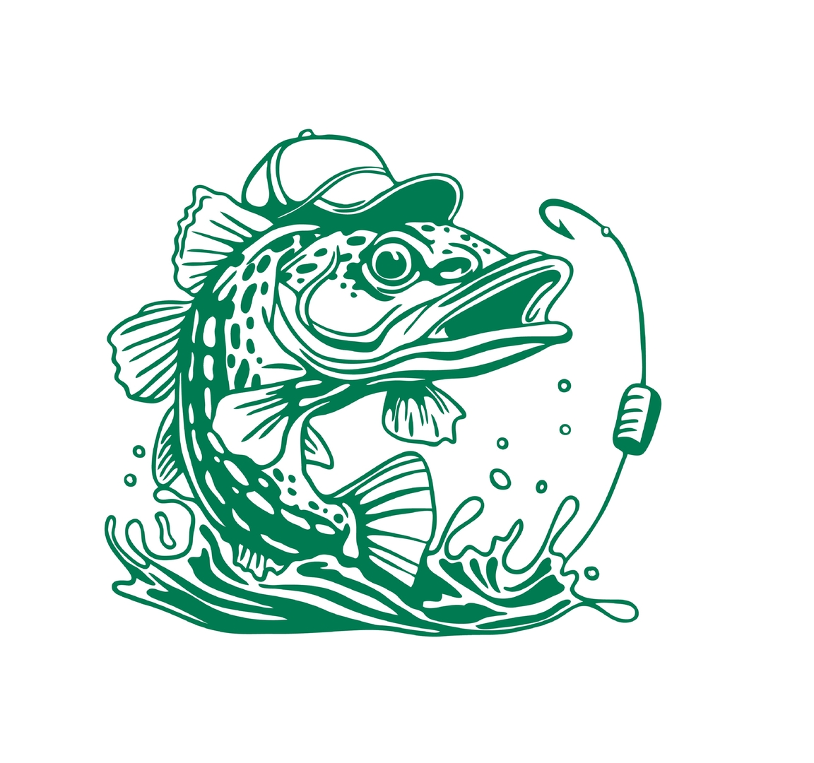 PÊCHE CRAPET ARLEQUIN Marigane Poisson Perche Pêcheur NOS Rétro Boucle - Foto 8