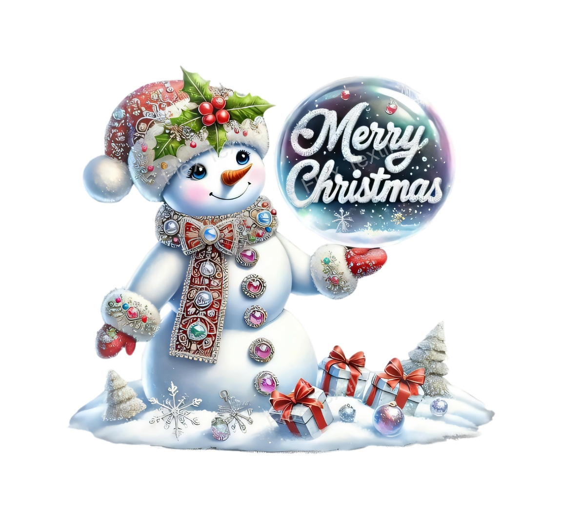 Transfert Artisanal Delta - Paint 'n Press - Frosty Le Bonhomme De Neige - NEUF
