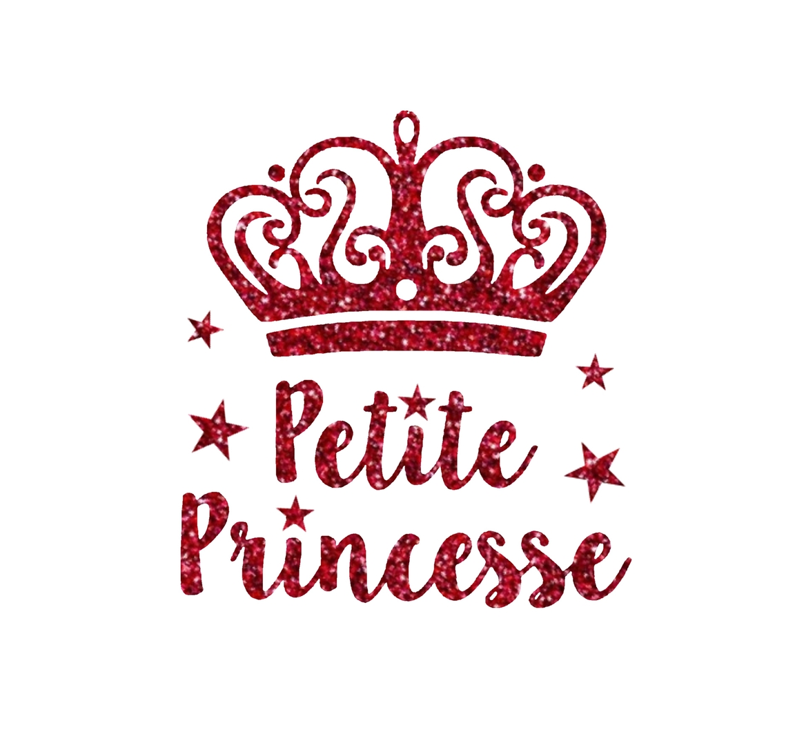 Couronne Princesse Motif Thermocollant - FEERIQUE/ASTROLOGIE/FEES -  PRINCESSES - ELFES - Flex Textile