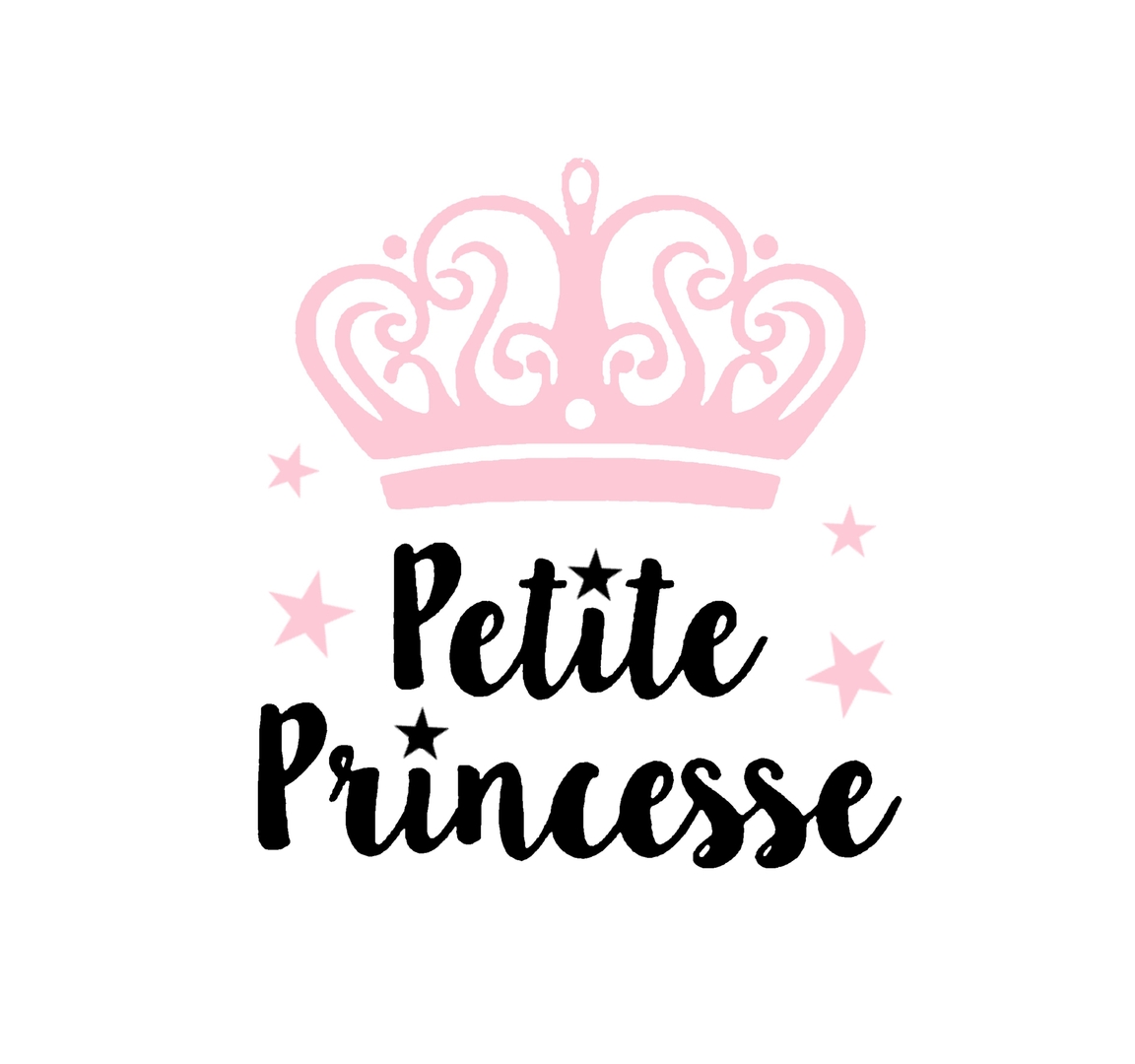 Petite Princesse Couronne Couleurs - FEERIQUE/ASTROLOGIE/FEES - PRINCESSES  - ELFES - Flex Textile