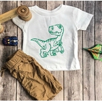 dinosaure t-shirt motif thermocollant