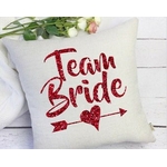 team bride motif thermocollant coussin