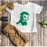 bébé gorille motif thermocollant t-shirt enfant