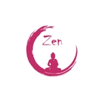 zen rond bouddha motif thermocollant