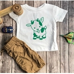 petite chèvre motif thermocollant t-shirt enfant