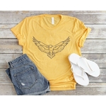 aigle motif thermocollant t-shirt