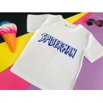 logo spiderman motif thermocollant t-shirt enfant