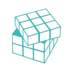 cube motif thermocollant