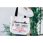 casse-couilles motif thermocollant sac shopping