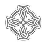 croix celtique anneau motif thermocollant